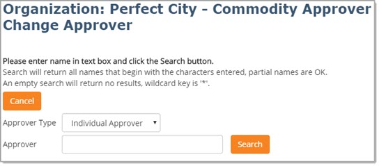 Change Approver